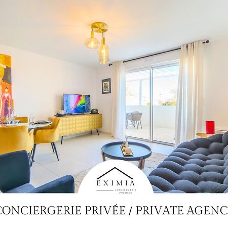 Le Square D'Evan - Appartement De Standing - Grande Terrasse Exterieure - Climatisation Saint-Aunes Esterno foto