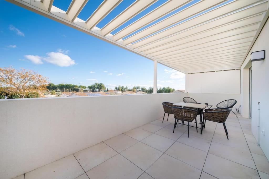 Le Square D'Evan - Appartement De Standing - Grande Terrasse Exterieure - Climatisation Saint-Aunes Esterno foto