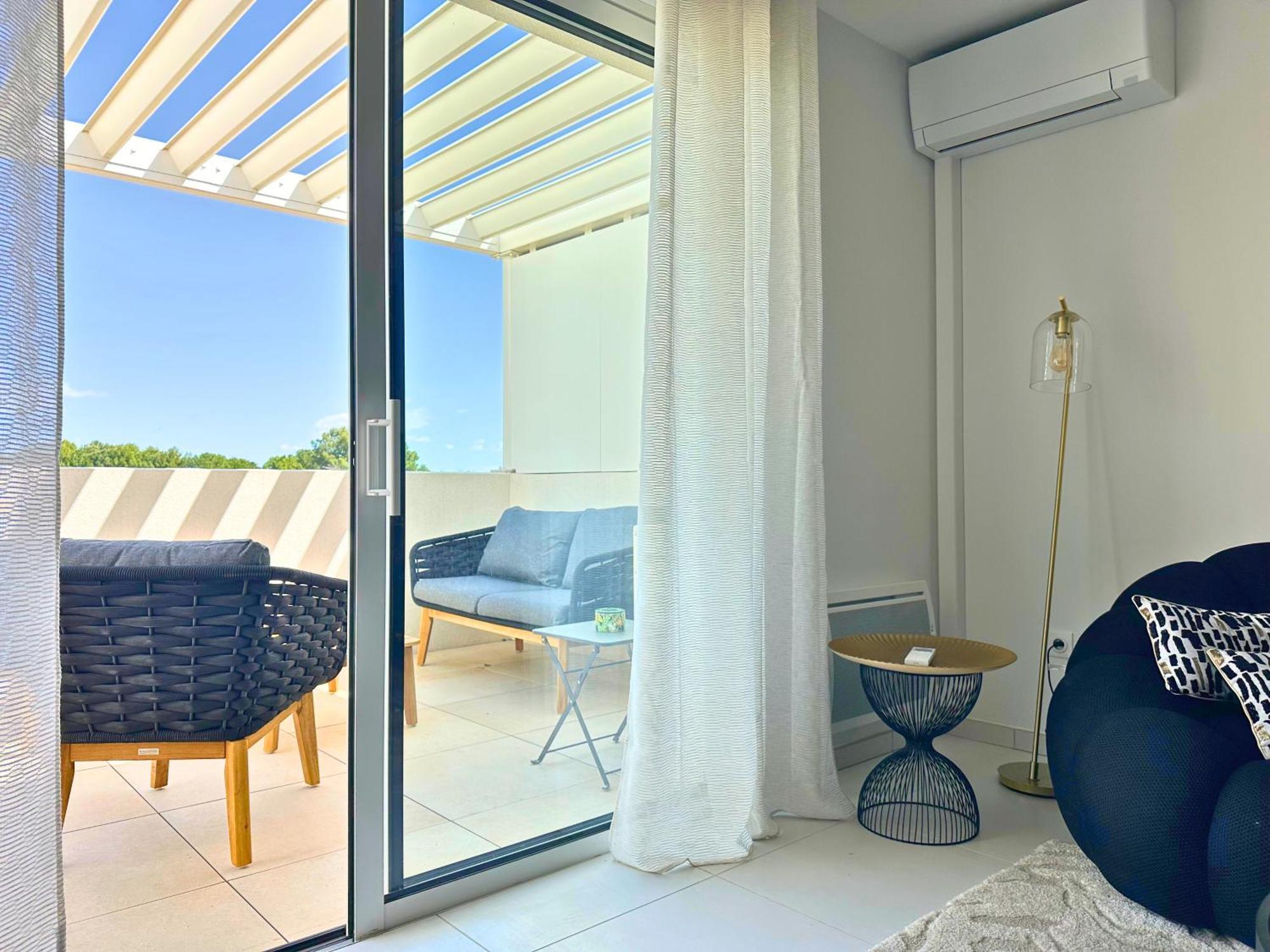 Le Square D'Evan - Appartement De Standing - Grande Terrasse Exterieure - Climatisation Saint-Aunes Esterno foto